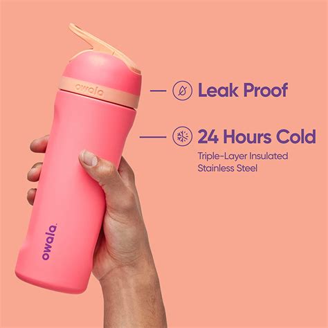Owala Flip Insulated Stainless Steel Blender Bottle w/ Straw & Locking ...