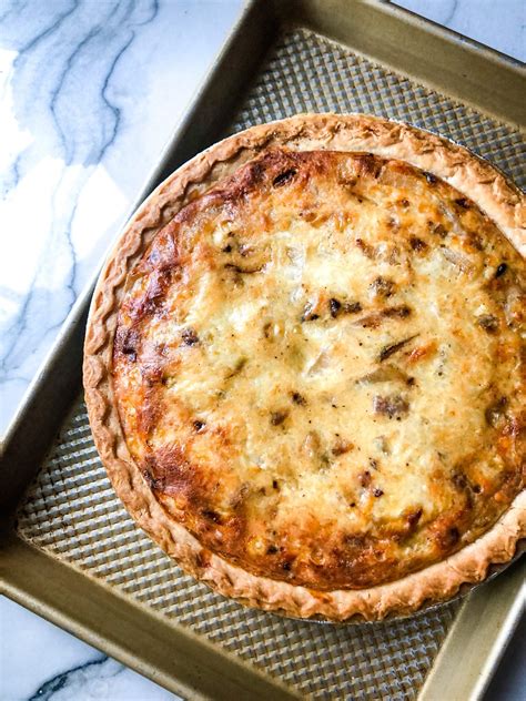 Cheesy Onion Pie - Sweetpea Lifestyle