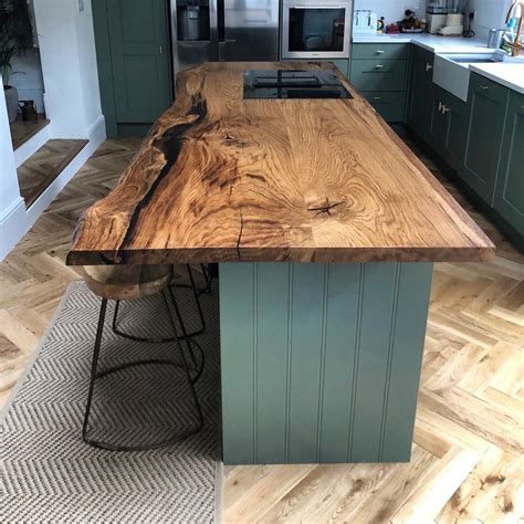 Luxury Kitchen Island Wooden Worktops | EARTHY ® TIMBER | Luxury ...