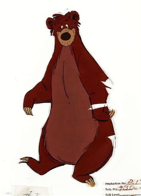 The Jungle Book Baloo the Bear Color Model (Walt Disney, 1967). If you ...