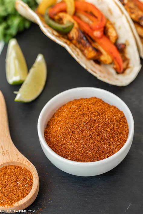 Homemade Fajita Seasoning Recipe - grillonadime.com