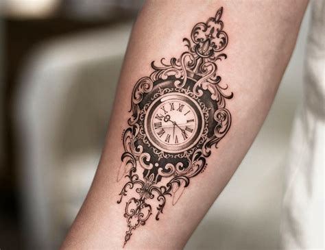 What Is Clock In Tattoo at Della Gonzales blog