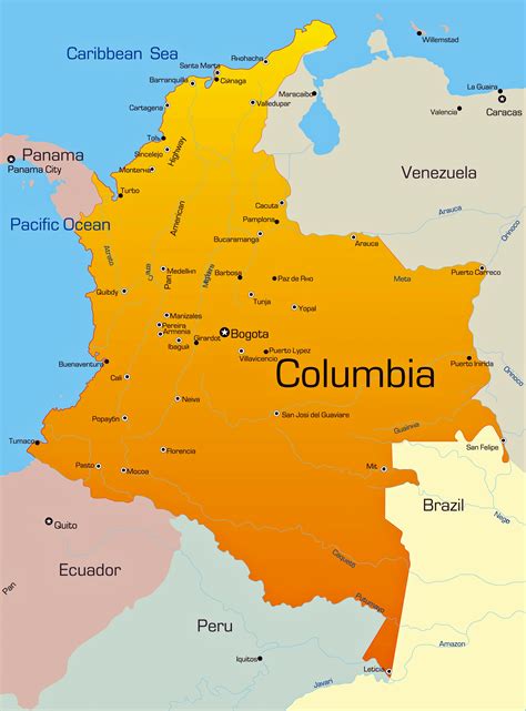 Columbia Map