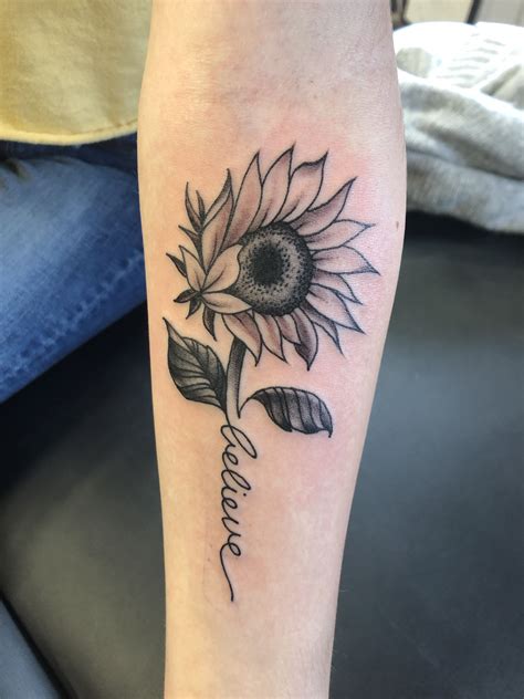 Sunflower Tattoo