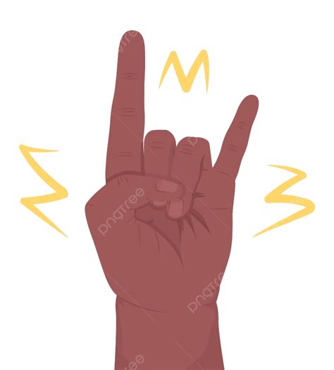 Rock Music Hand Symbols