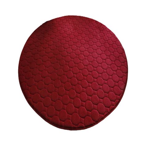 TERGAYEE Round Solid Color Plush Area Rug,Soft Circle Memory Foam Rug ...