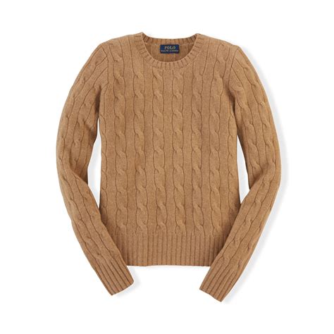 Ralph Lauren Cable Knit Cashmere Sweater