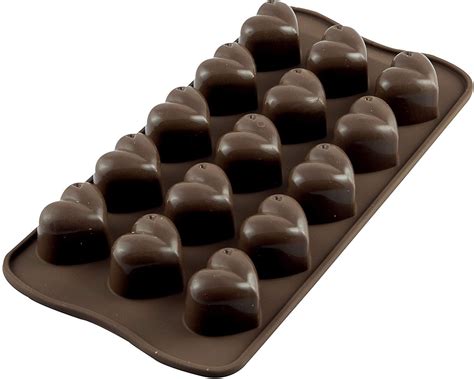 Silikomart Silicone Easy Chocolate Mold, Hearts - Walmart.com