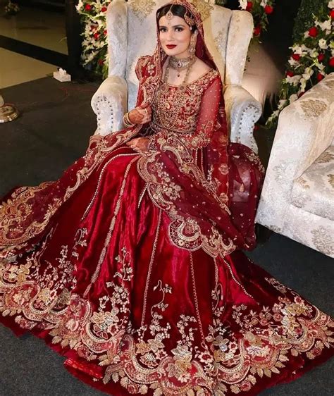 Red Pakistani Wedding Dresses