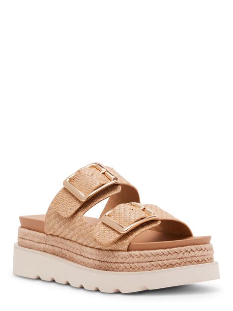 Madden Girl Women's Mythicall Two Strap Slide Platform Sandal - Walmart.com