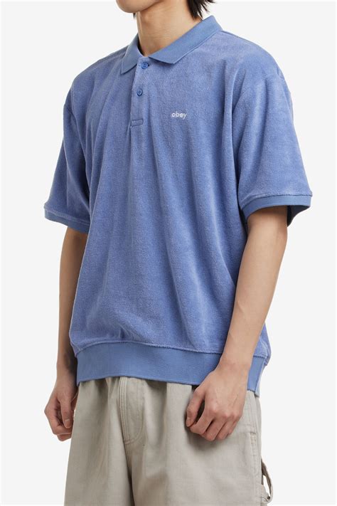 OBEY-DENTON TERRY CLOTH POLO SS 70800 | 웍스아웃
