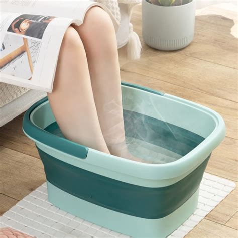 Amazon.com: Collapsible Foot Soak Tub with Handle 15L Feet Soaking Tub ...