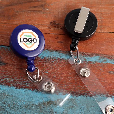 Custom Printed Retractable Badge Reels With Belt Clip - Personalize ...