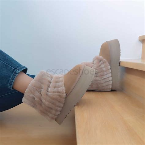 Boots UGG Classic Mini Sherpa Corduroy Chestnut 1130570