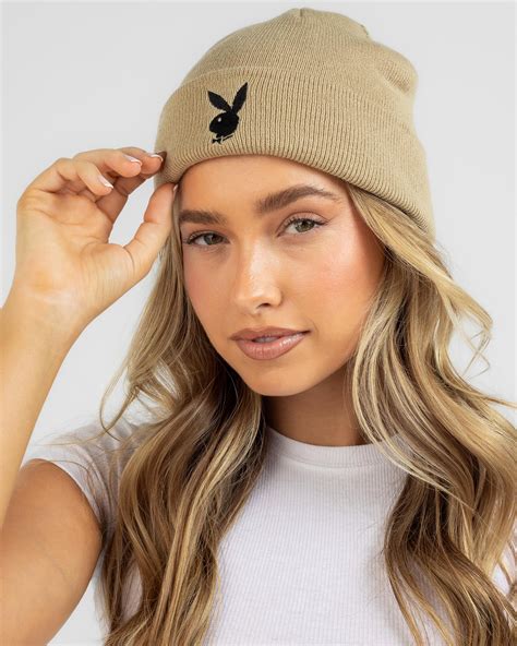 Shop Playboy Bunny Basic Beanie In Tan - Fast Shipping & Easy Returns - City Beach Australia