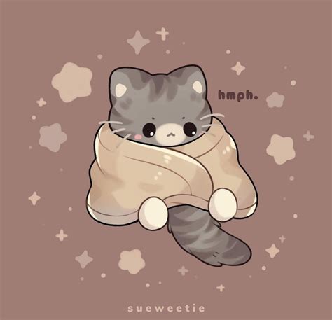 Cute Cat Drawings Kawaii | Easy Kawaii Cat Drawing – QGWR
