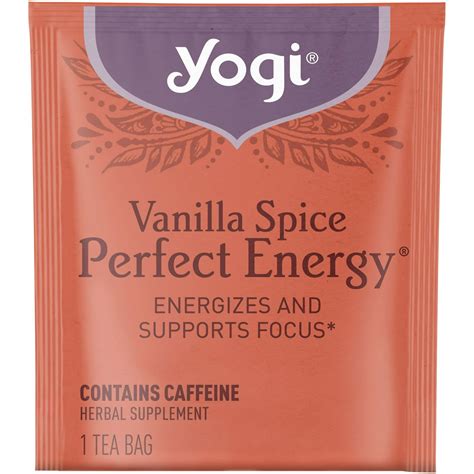 Yogi Vanilla Spice Perfect Energy Black Tea - Send Me Tea