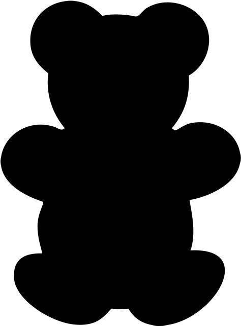 Bear Silhouette Toy