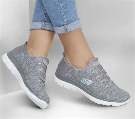 WOMEN'S SKECHERS SLIP-INS: SUMMITS DAZZLING HAZE | GREY / MULTI – Randy ...
