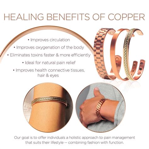 Solid Copper Bracelet | Unique Copper Magnetic Bangle | Gauss Therapy