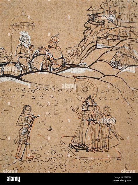 Illustration for the Story of Layla and Majnun, c1770 Stock Photo - Alamy