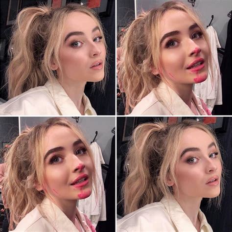 2018 Sabrina Carpenter - before and after photos by make-up artist ...