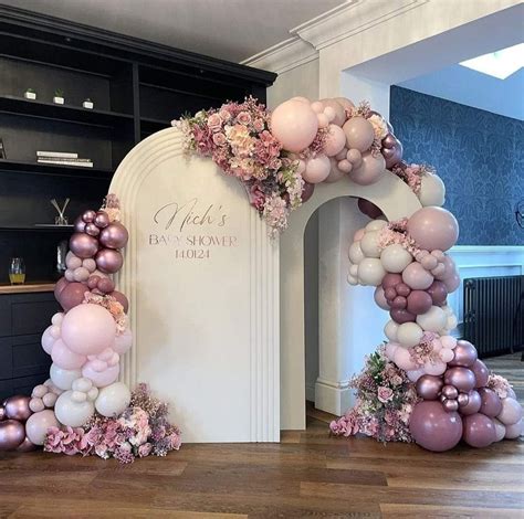 Balloon and Flower Arch for Events