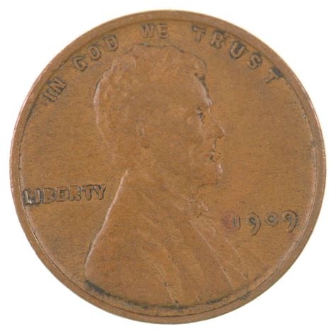 1st Year! 1909 VDB Lincoln Wheat Cent - V.D.B. Variety! | Property Room