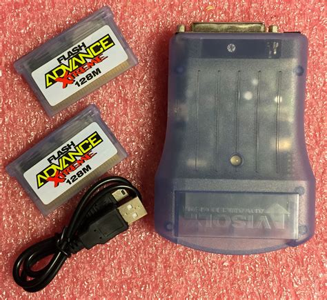 GBA Flash Cart & Linker - Flash Advance Xtreme Linker + 128m Carts ...