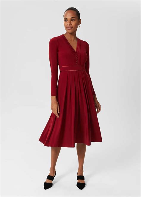 Leslie Fit And Flare Dress | Hobbs US