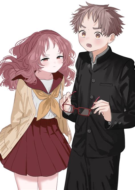 mie ai and komura kaede (sukinako ga megane wo wasureta) drawn by ...