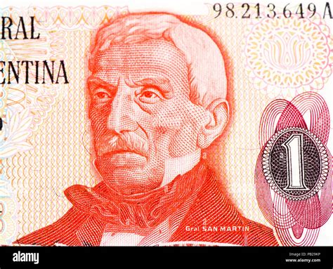 1 Argentinian peso bank note. Argentinian peso is the national currency of Argentina Stock Photo ...