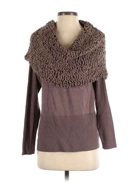 Dolce Cabo Solid Brown Pullover Sweater Size S - 77% off | ThredUp