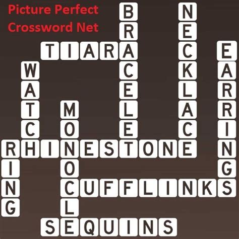 Bling Bling - Picture Perfect Crossword