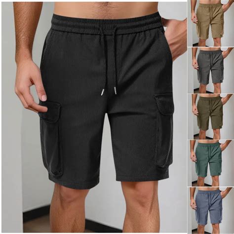 cllios Men's Cargo Shorts with Multi Pockets Lightweight Stretch ...