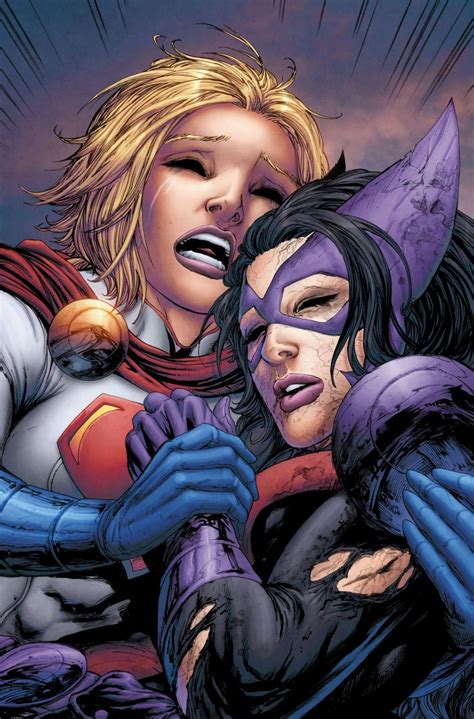 Worlds End #16 - Power Girl and Huntress by Tyler Kirkham, colours by ...