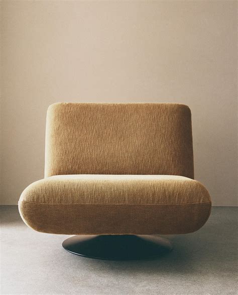 COTTON SWIVEL ACCENT CHAIR | Zara Home Malta