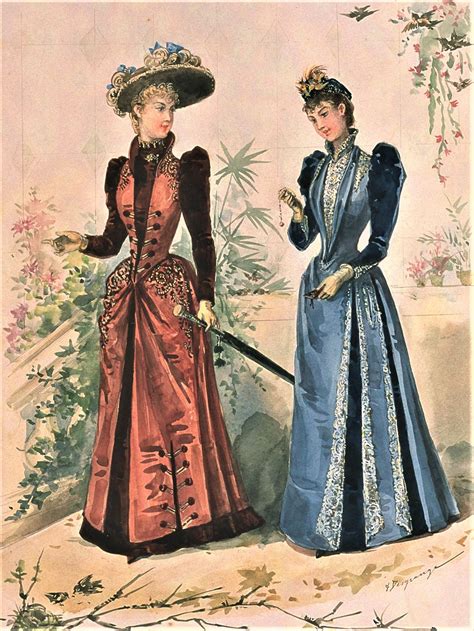 La Mode Illustree - 1891 | Historical fashion, Gilded age fashion ...