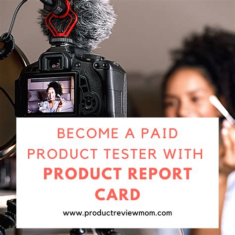 Become a Paid Product Tester with Product Report Card