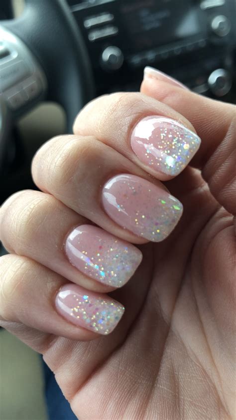 9 Ombre Nails With Glitter: A Trendy And Sparkly Manicure