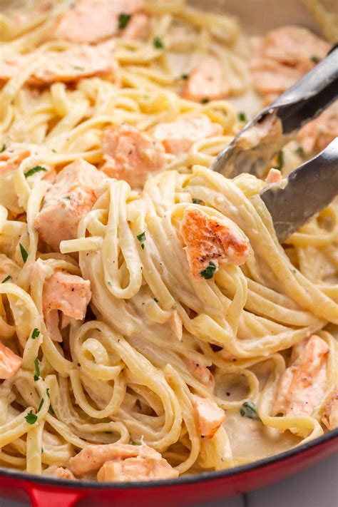 Salmon Pasta Spicy Salmon Pasta | Don't Go Bacon My Heart