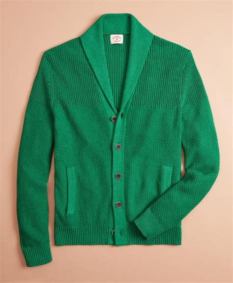 Men's Moss Green Cardigan at Nathan Brodzky blog