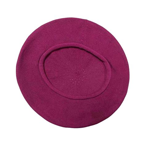 Raspberry Cotton Classic French Beret, NEW! "The kind you find in a Se ...