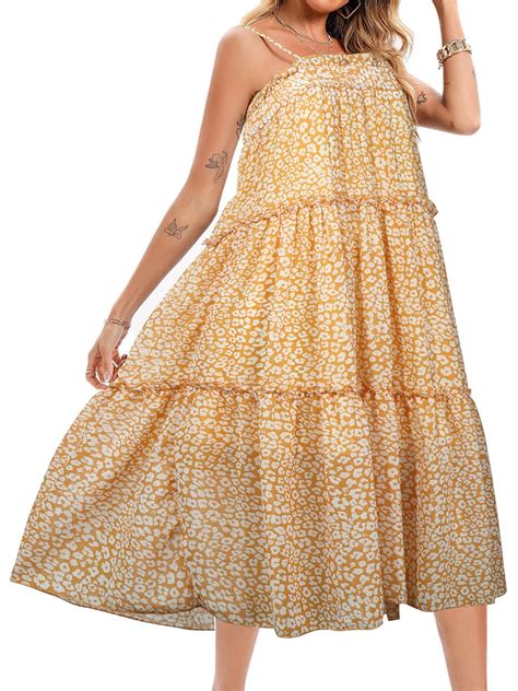 Casual Light Yellow Dress