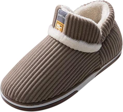 Animal Plush Slippers for Men Men Warm Slippers Home Warm Cotton ...