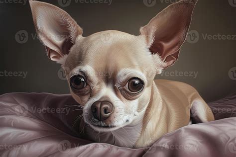 Tiny dog portrait. Cute fluffy puppy with big eyes. . 24967810 Stock ...