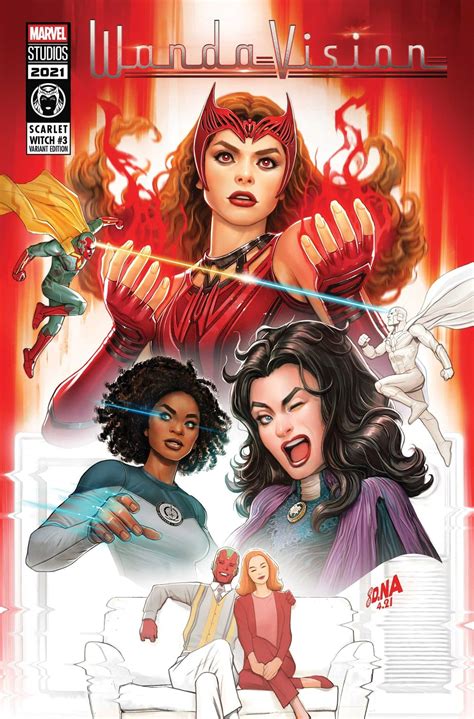 New Scarlet Witch Variant Cover Is A Gorgeous Homage to WandaVision