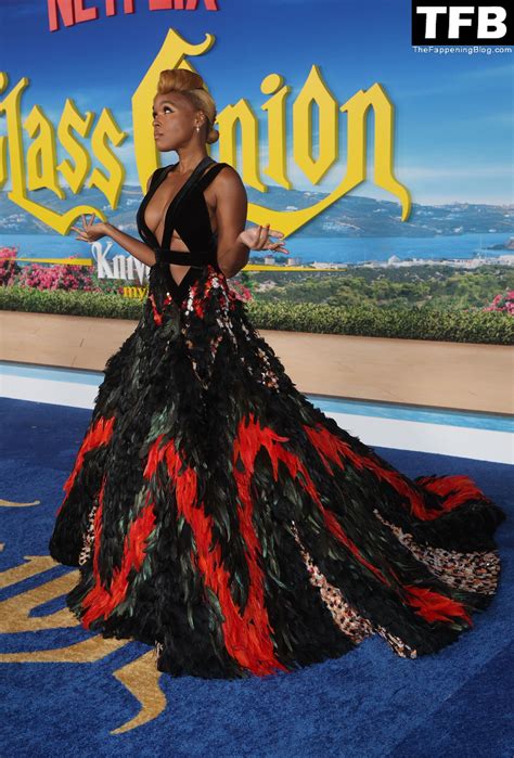Janelle Monae Displays Her Sexy Tits at the "Glass Onion: A Knives Out ...