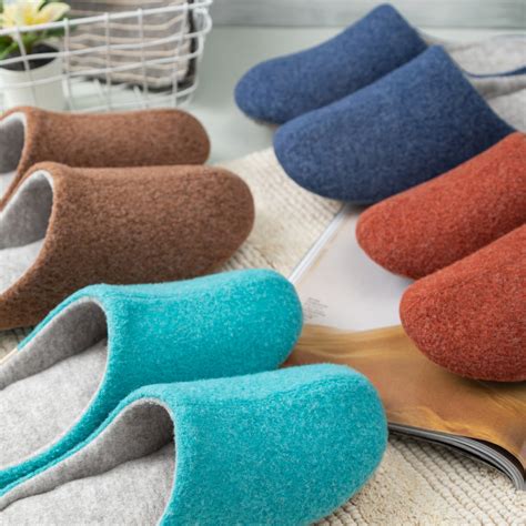 Cotton Slipper Wool Slippers Women's Massage Slippers With Anti-slip ...