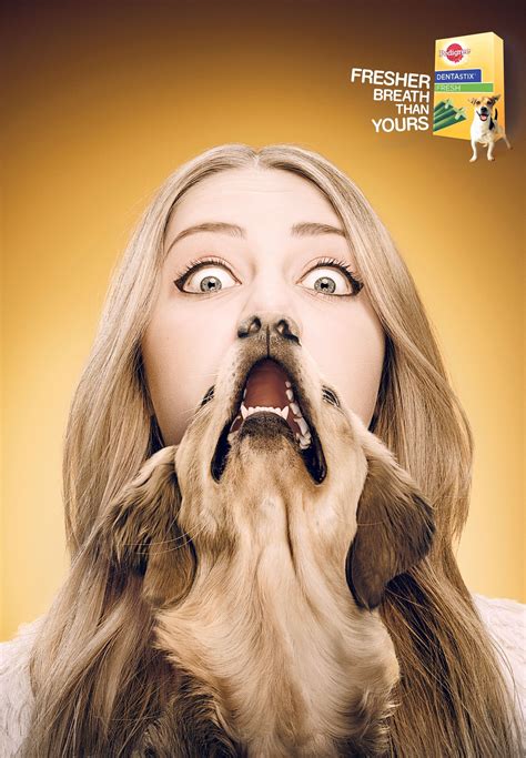 Fresher breath than yours. Pedigree | Creative advertising, Print ...